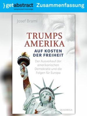 cover image of Trumps Amerika – Auf Kosten der Freiheit (Zusammenfassung)